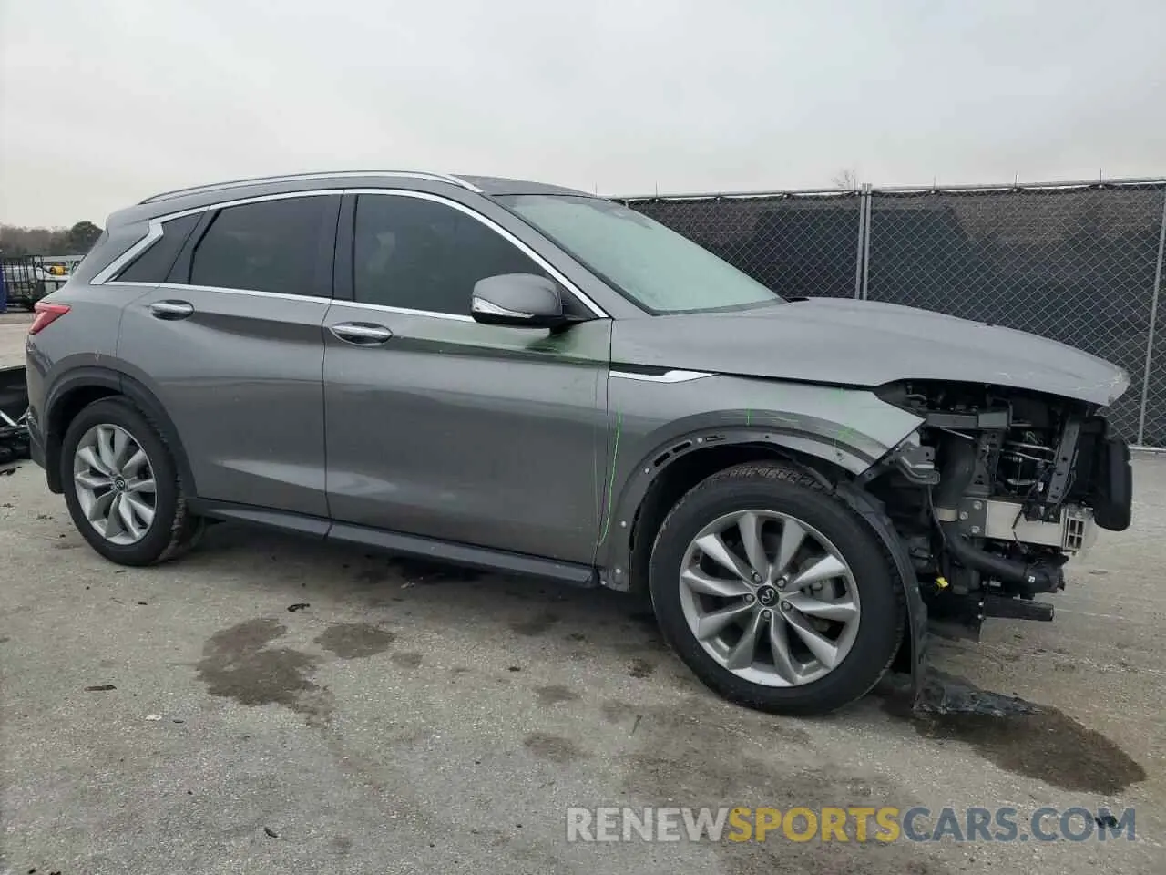 4 Photograph of a damaged car 3PCAJ5M10LF117018 INFINITI QX50 2020