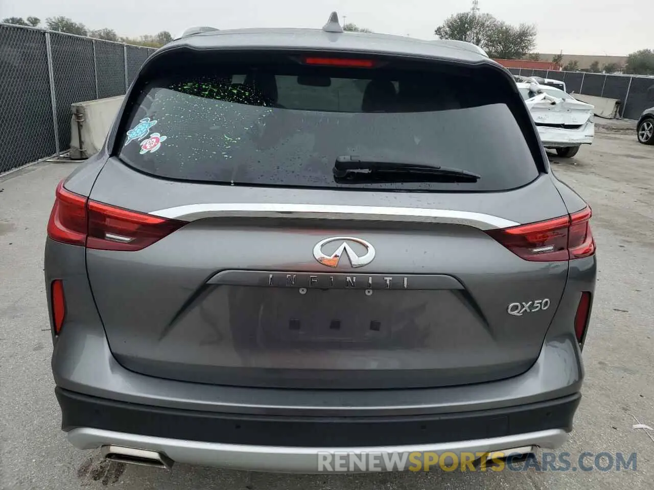 6 Photograph of a damaged car 3PCAJ5M10LF117018 INFINITI QX50 2020