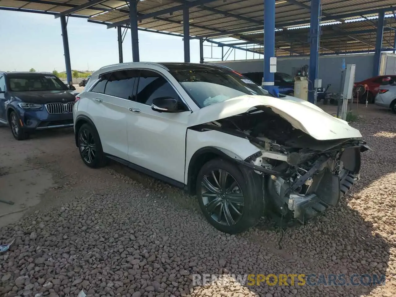 4 Фотография поврежденного автомобиля 3PCAJ5M10LF119951 INFINITI QX50 2020
