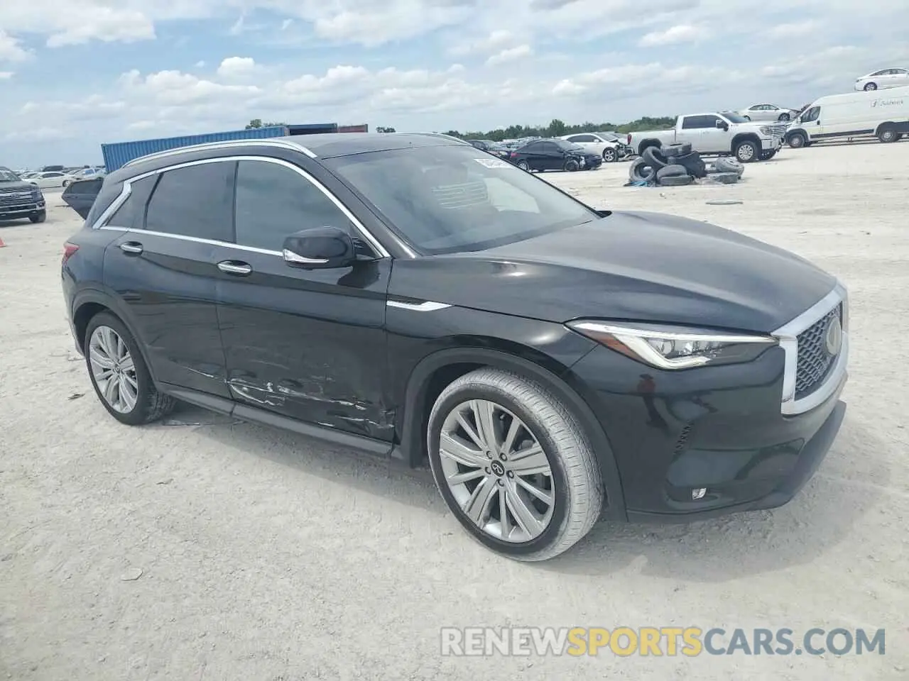 4 Photograph of a damaged car 3PCAJ5M13LF112119 INFINITI QX50 2020
