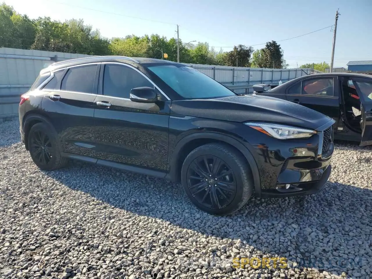 4 Photograph of a damaged car 3PCAJ5M14LF119144 INFINITI QX50 2020