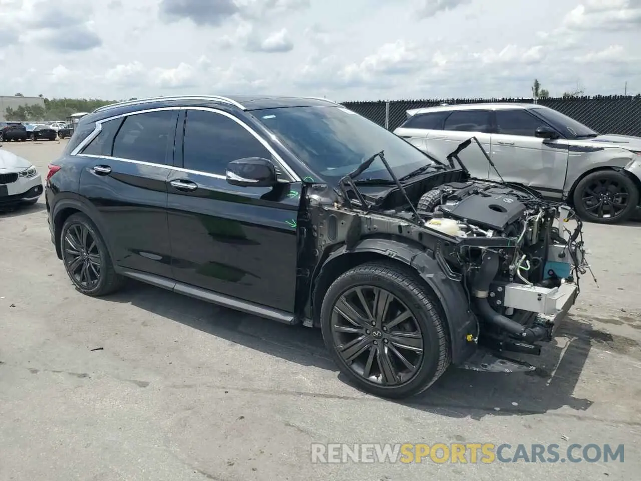 4 Фотография поврежденного автомобиля 3PCAJ5M15LF110663 INFINITI QX50 2020