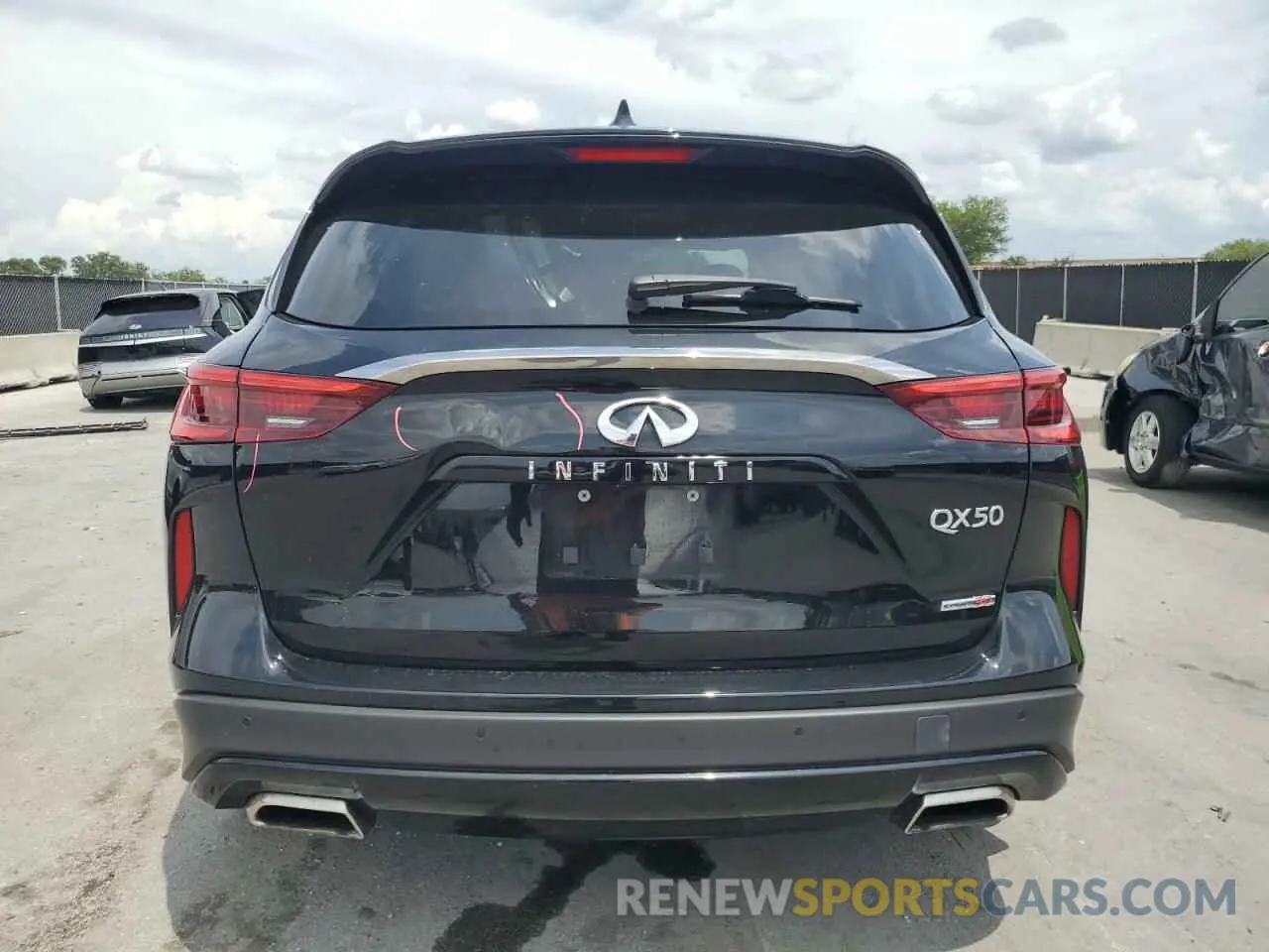 6 Фотография поврежденного автомобиля 3PCAJ5M15LF110663 INFINITI QX50 2020