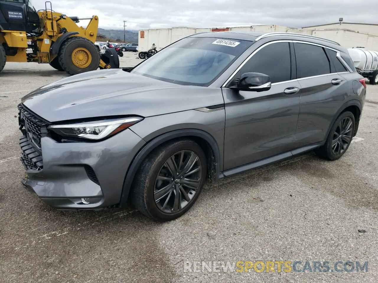 1 Photograph of a damaged car 3PCAJ5M16LF113796 INFINITI QX50 2020