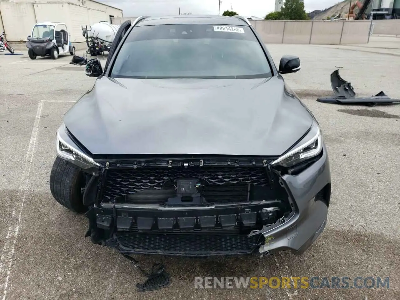 5 Photograph of a damaged car 3PCAJ5M16LF113796 INFINITI QX50 2020