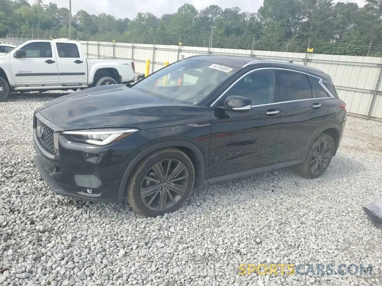 1 Photograph of a damaged car 3PCAJ5M17LF115024 INFINITI QX50 2020