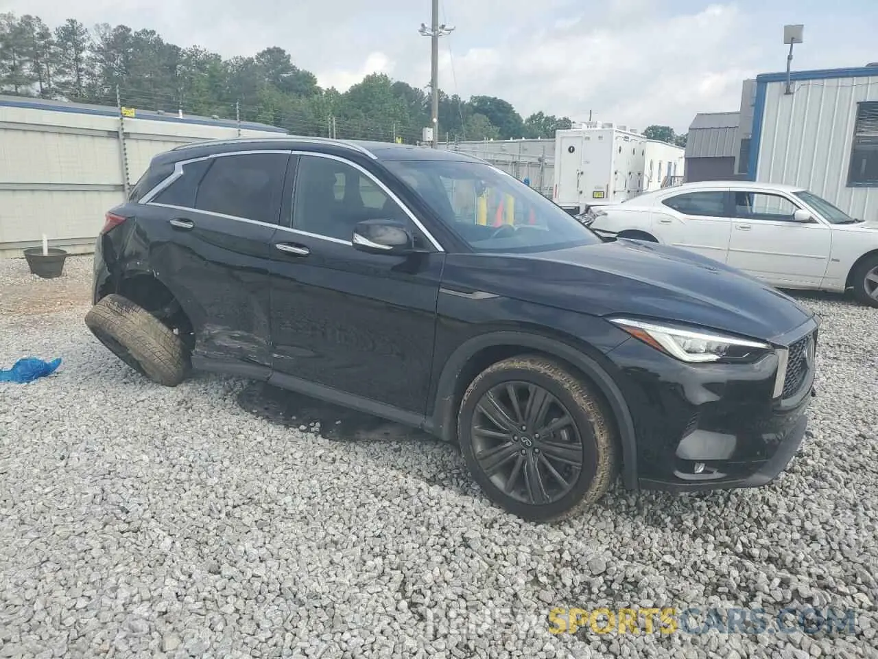 4 Photograph of a damaged car 3PCAJ5M17LF115024 INFINITI QX50 2020