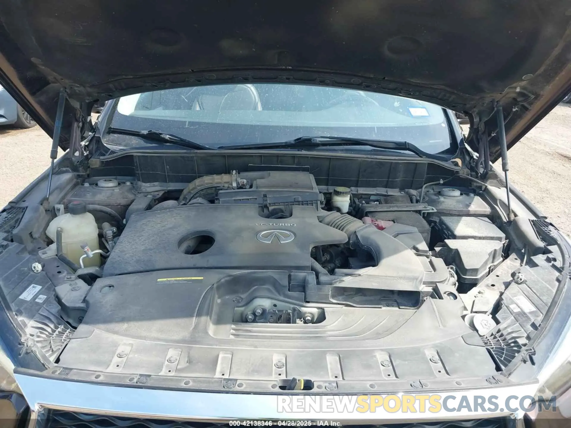 10 Photograph of a damaged car 3PCAJ5M18LF100693 INFINITI QX50 2020