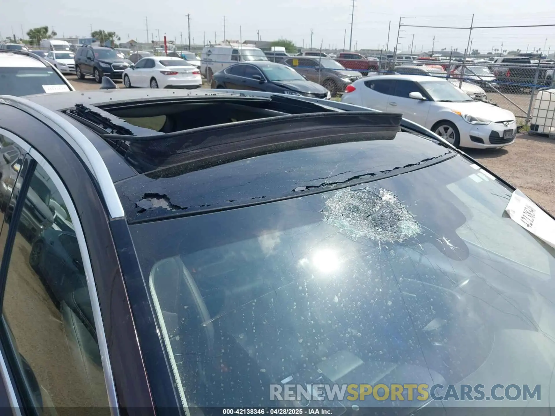 6 Photograph of a damaged car 3PCAJ5M18LF100693 INFINITI QX50 2020