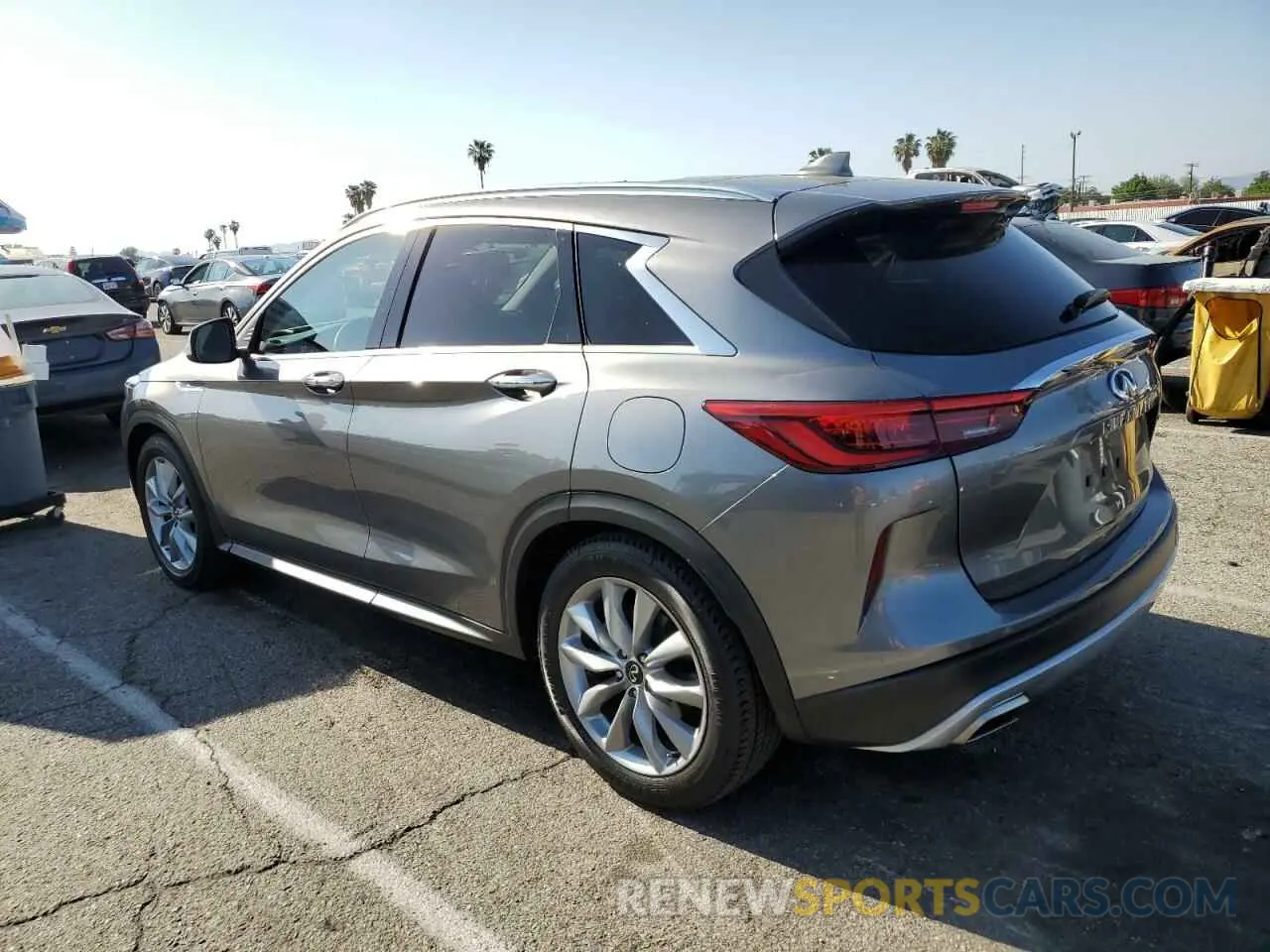 2 Photograph of a damaged car 3PCAJ5M18LF106686 INFINITI QX50 2020