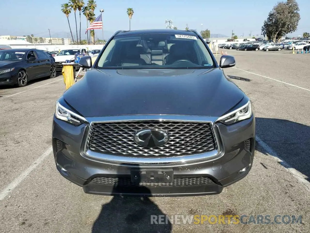 5 Photograph of a damaged car 3PCAJ5M18LF106686 INFINITI QX50 2020