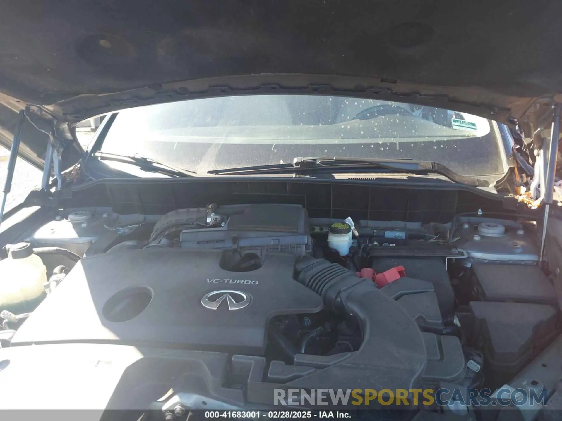 10 Photograph of a damaged car 3PCAJ5M18LF113279 INFINITI QX50 2020