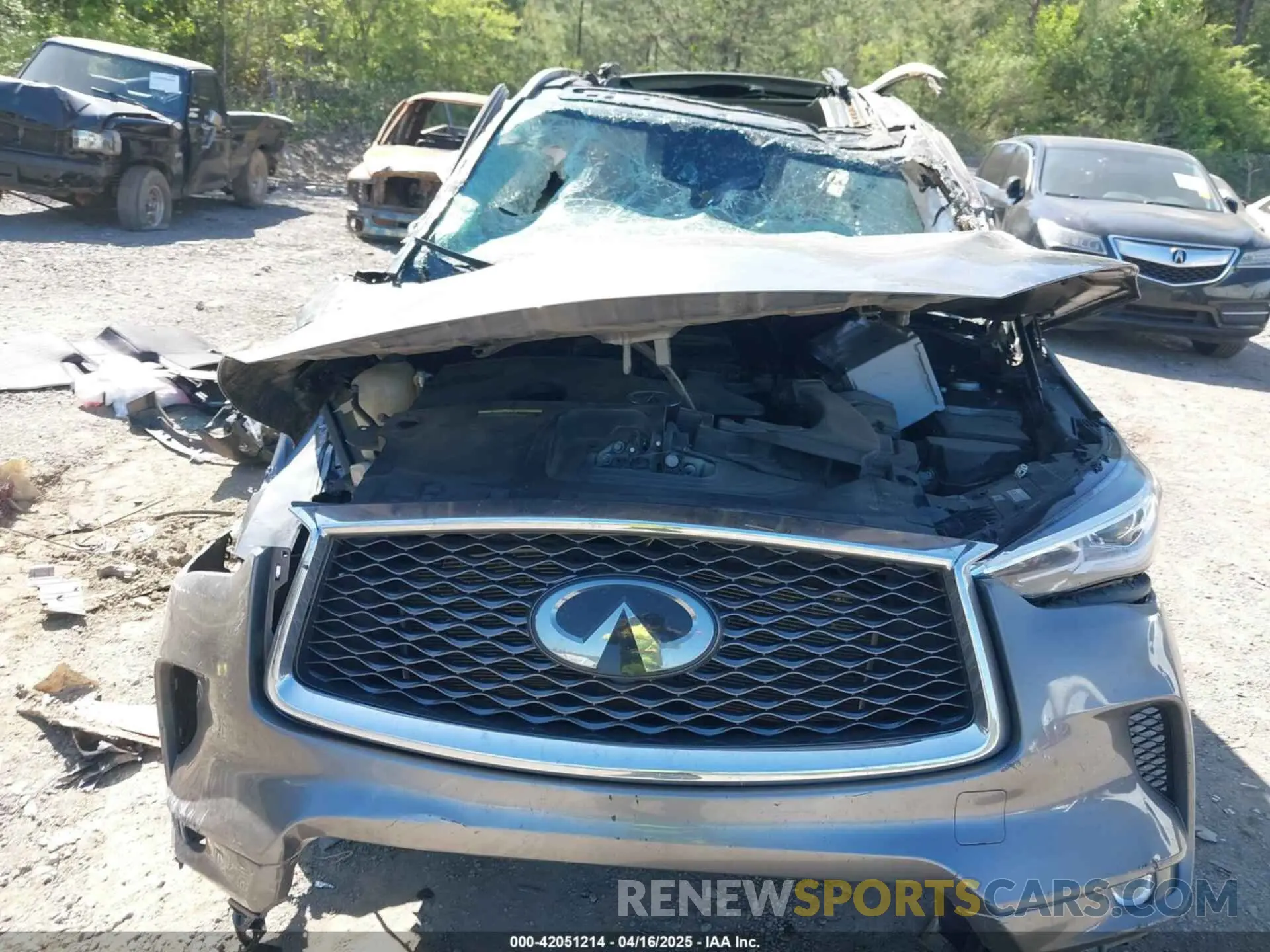 11 Photograph of a damaged car 3PCAJ5M18LF117588 INFINITI QX50 2020