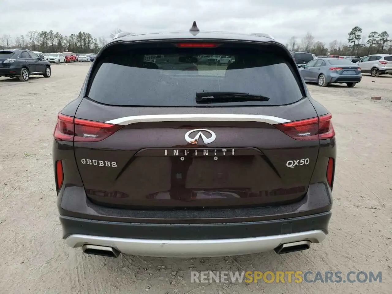 6 Photograph of a damaged car 3PCAJ5M1XLF103191 INFINITI QX50 2020