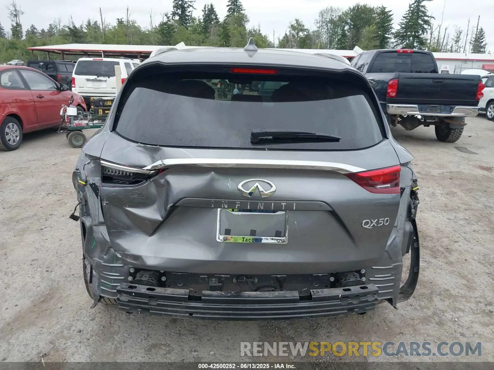 17 Photograph of a damaged car 3PCAJ5M1XLF117060 INFINITI QX50 2020