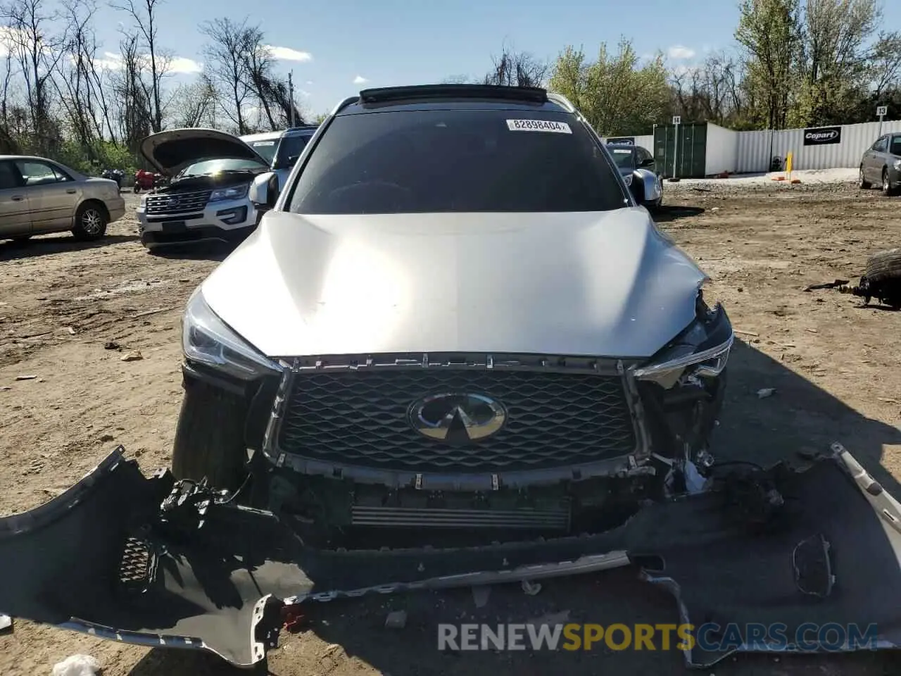 5 Фотография поврежденного автомобиля 3PCAJ5M30LF121247 INFINITI QX50 2020