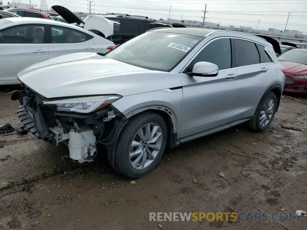 1 Фотография поврежденного автомобиля 3PCAJ5M31LF102934 INFINITI QX50 2020