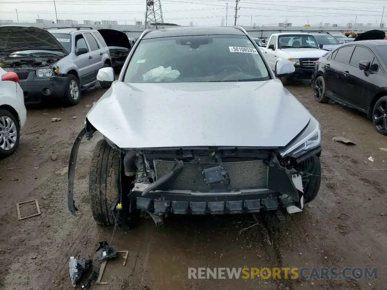 5 Фотография поврежденного автомобиля 3PCAJ5M31LF102934 INFINITI QX50 2020