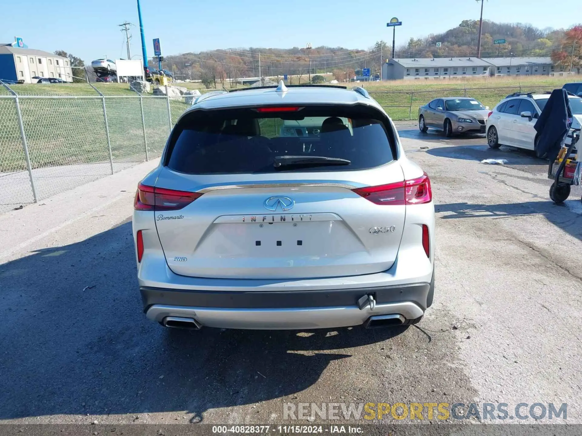 15 Photograph of a damaged car 3PCAJ5M31LF110368 INFINITI QX50 2020