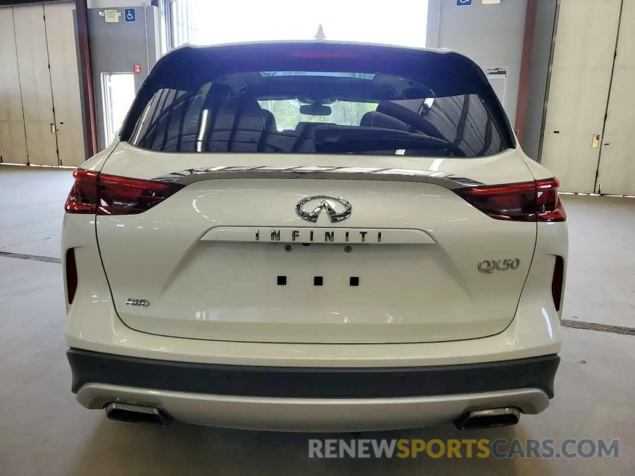 6 Photograph of a damaged car 3PCAJ5M32LF114512 INFINITI QX50 2020