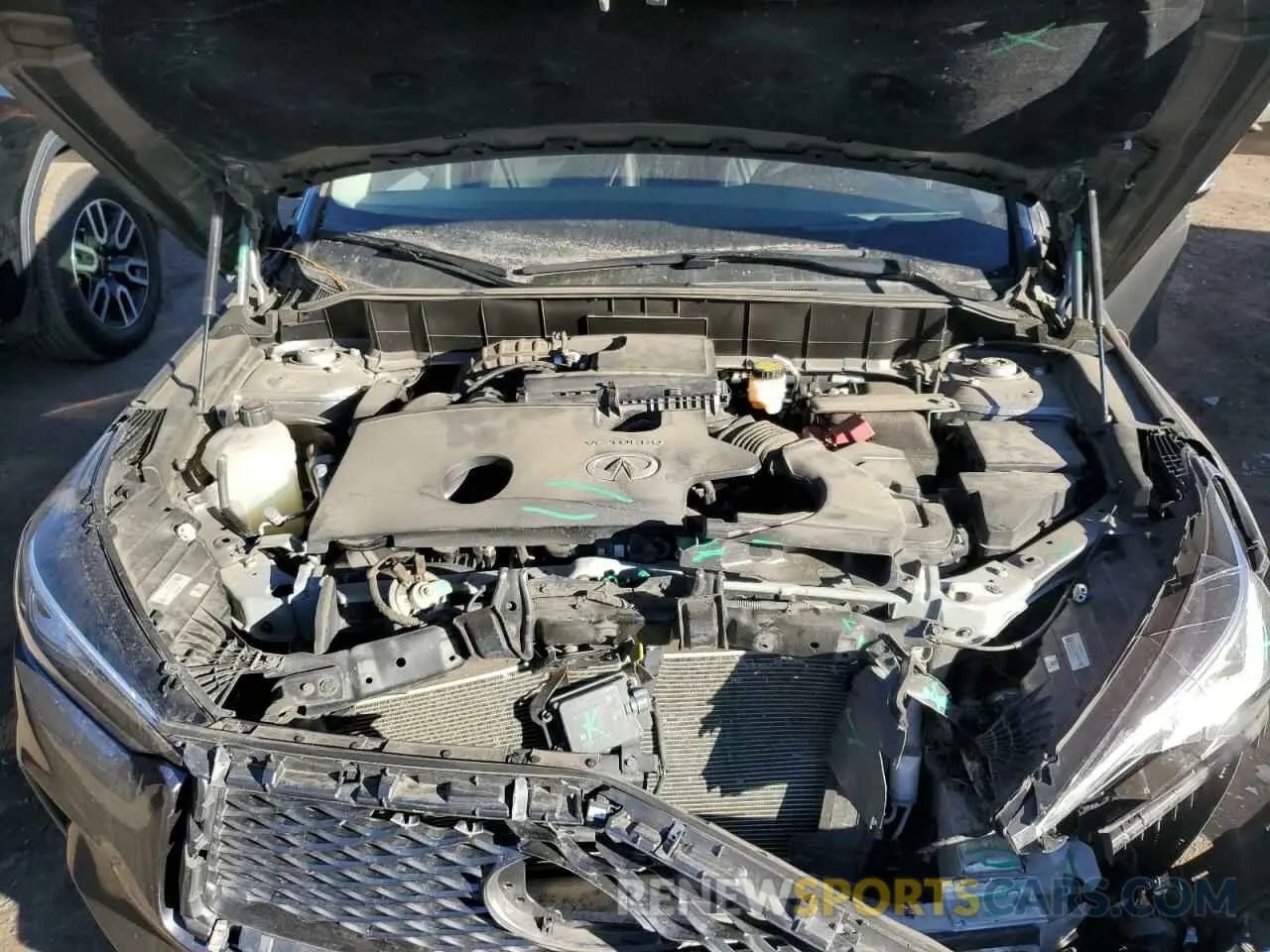 12 Photograph of a damaged car 3PCAJ5M33LF104023 INFINITI QX50 2020