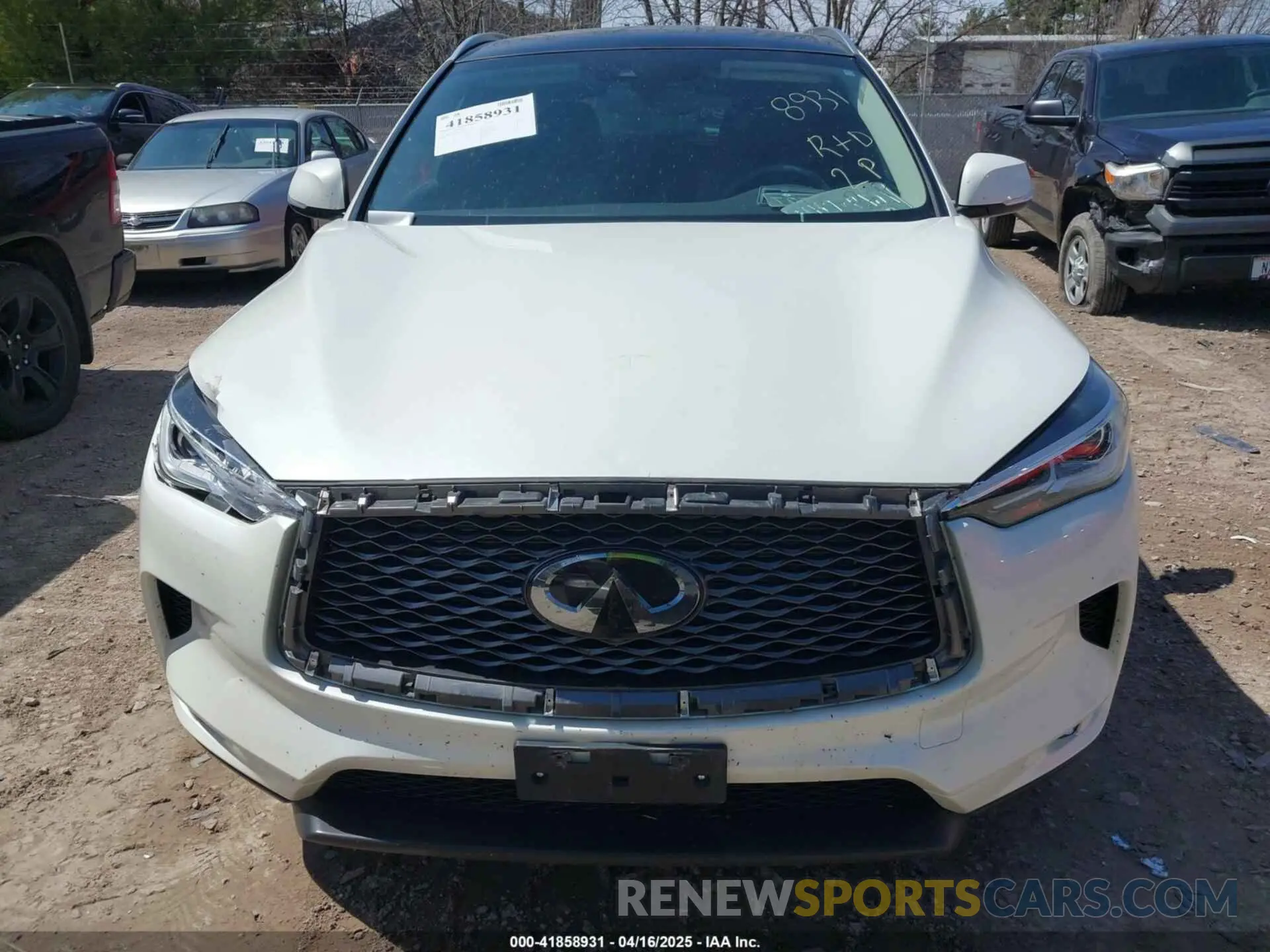 12 Photograph of a damaged car 3PCAJ5M34LF104029 INFINITI QX50 2020