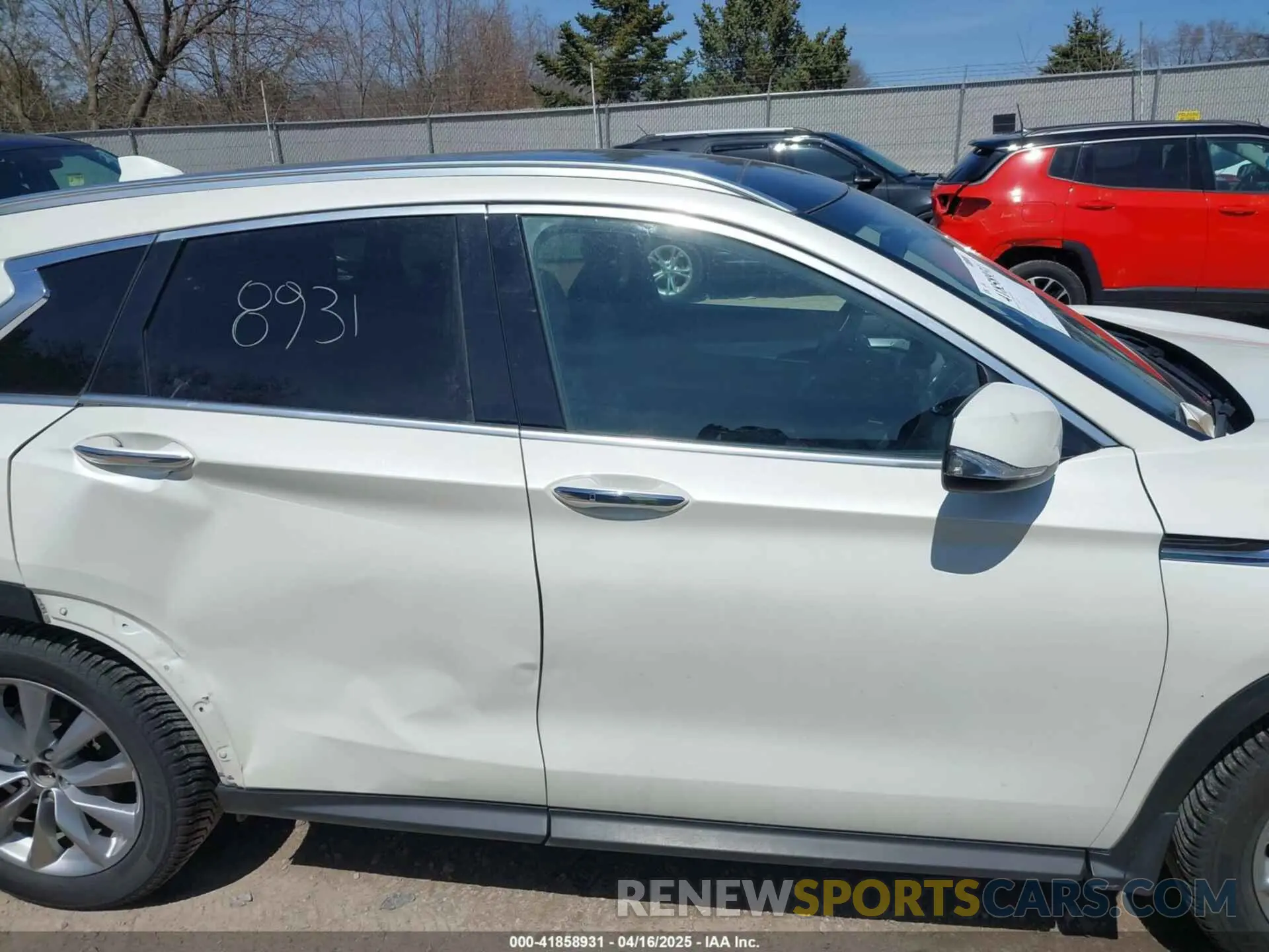 13 Photograph of a damaged car 3PCAJ5M34LF104029 INFINITI QX50 2020