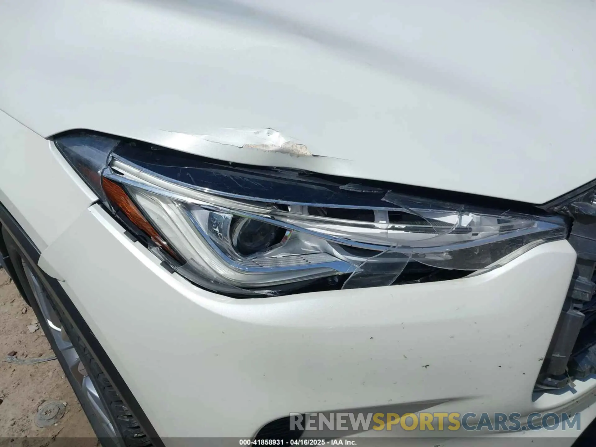 20 Photograph of a damaged car 3PCAJ5M34LF104029 INFINITI QX50 2020