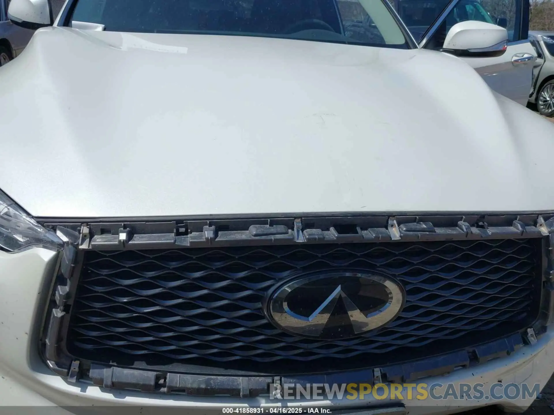 21 Photograph of a damaged car 3PCAJ5M34LF104029 INFINITI QX50 2020