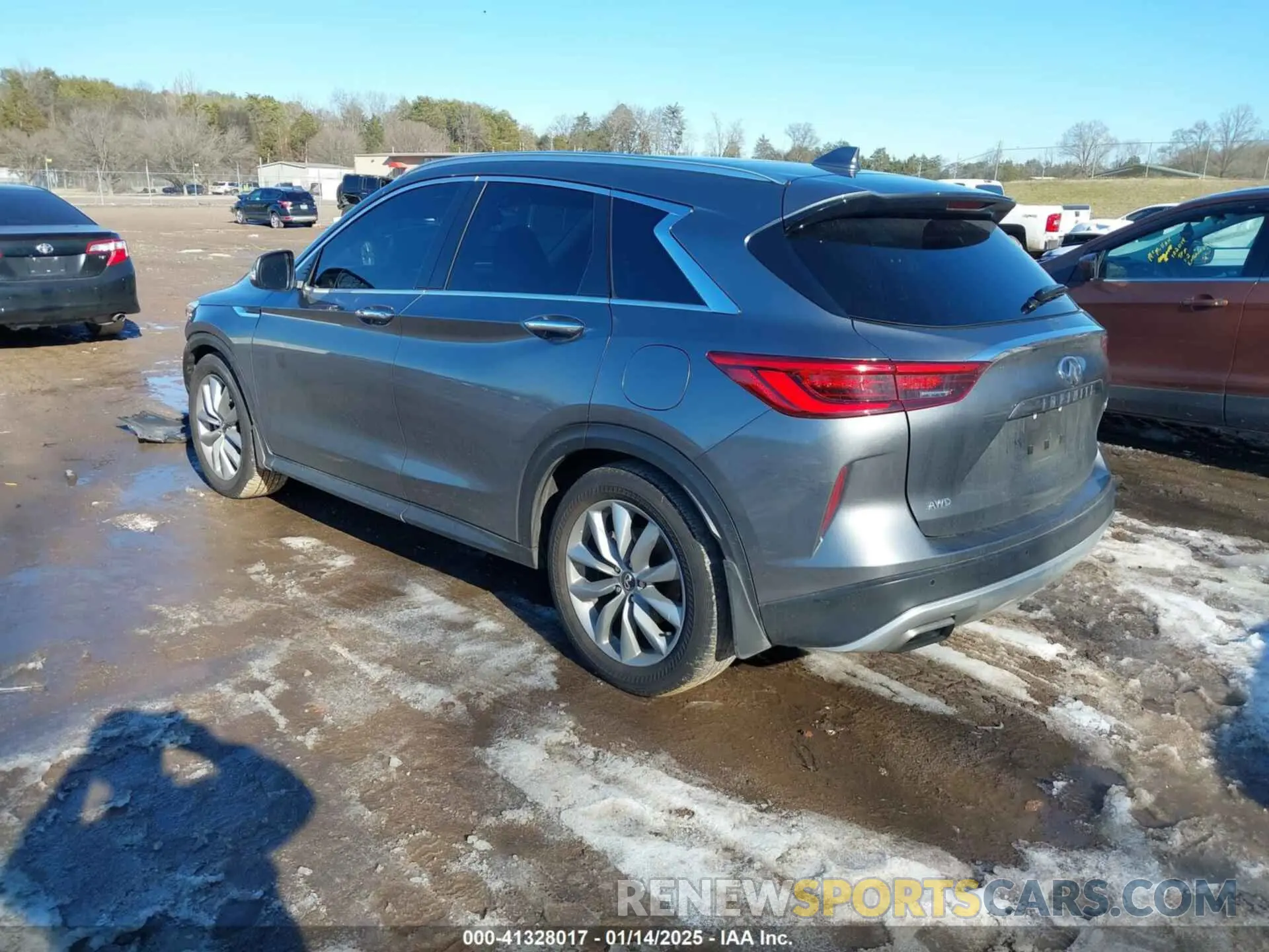 3 Photograph of a damaged car 3PCAJ5M34LF111997 INFINITI QX50 2020