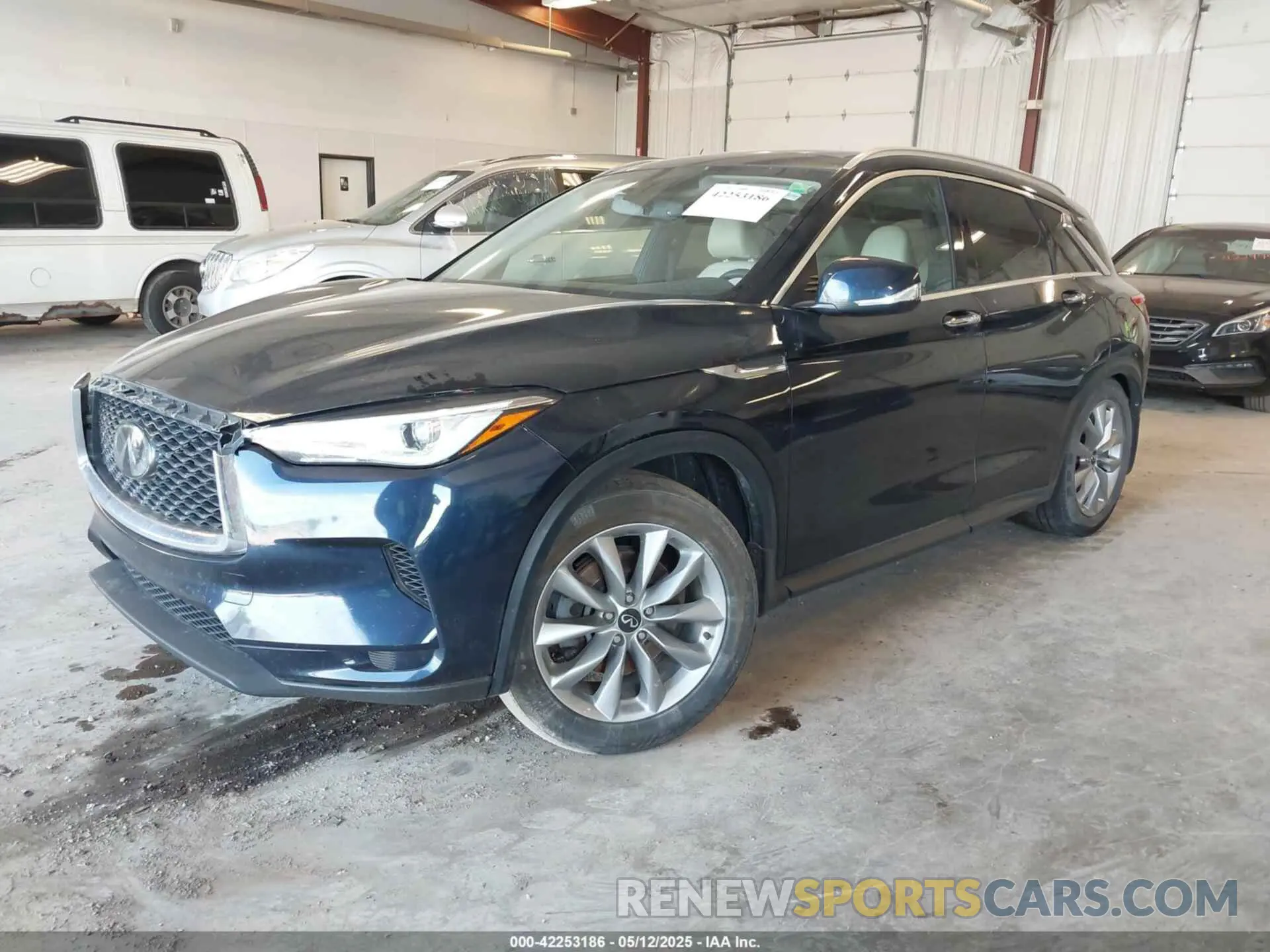 2 Photograph of a damaged car 3PCAJ5M34LF119677 INFINITI QX50 2020