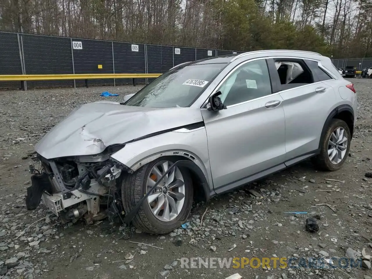 1 Фотография поврежденного автомобиля 3PCAJ5M36LF110379 INFINITI QX50 2020