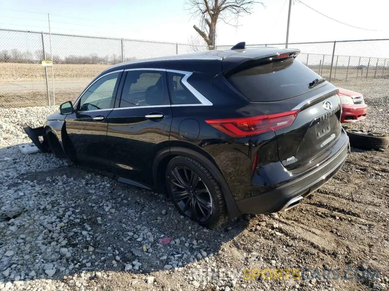 2 Фотография поврежденного автомобиля 3PCAJ5M36LF111922 INFINITI QX50 2020