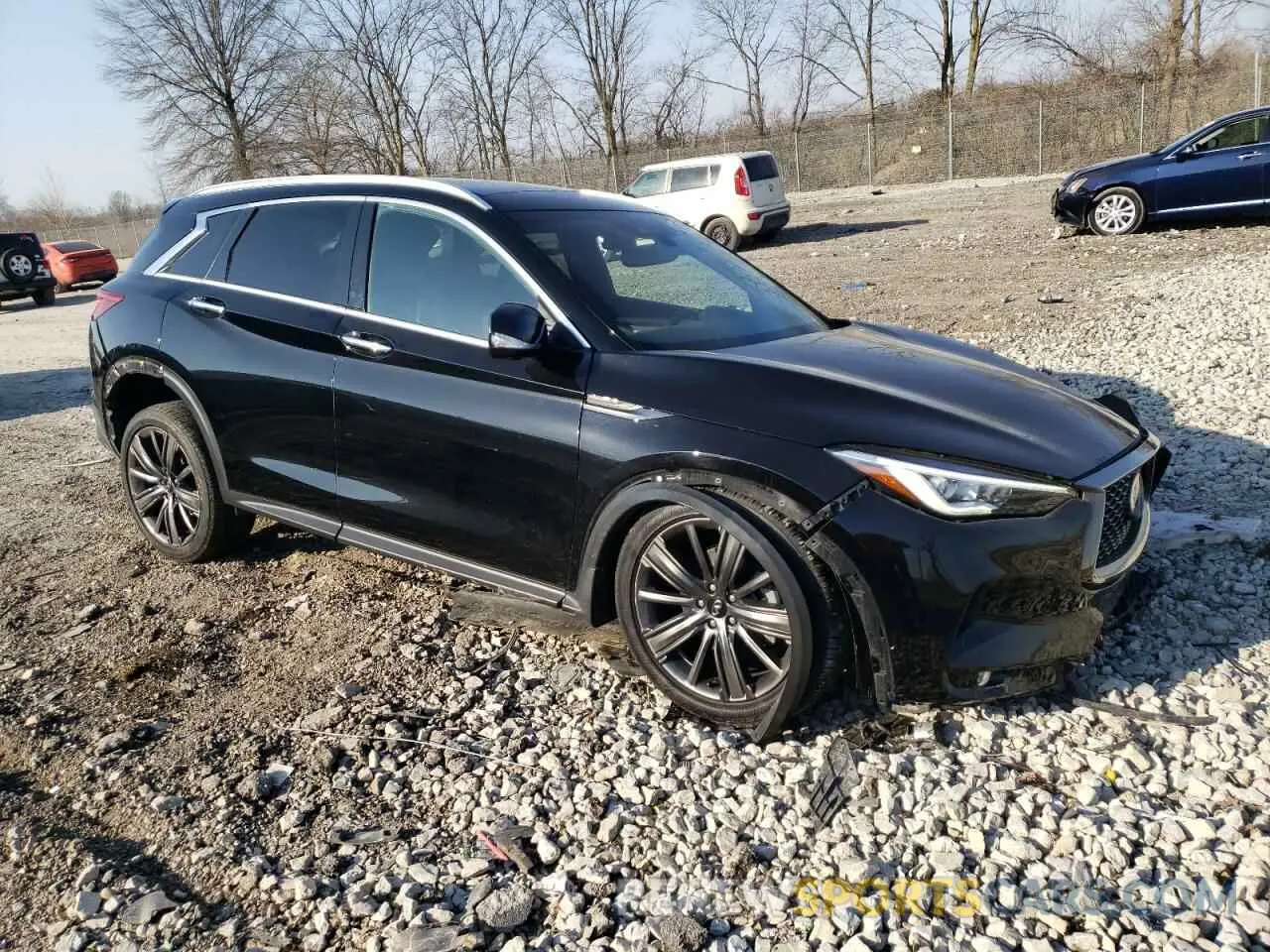 4 Фотография поврежденного автомобиля 3PCAJ5M36LF111922 INFINITI QX50 2020