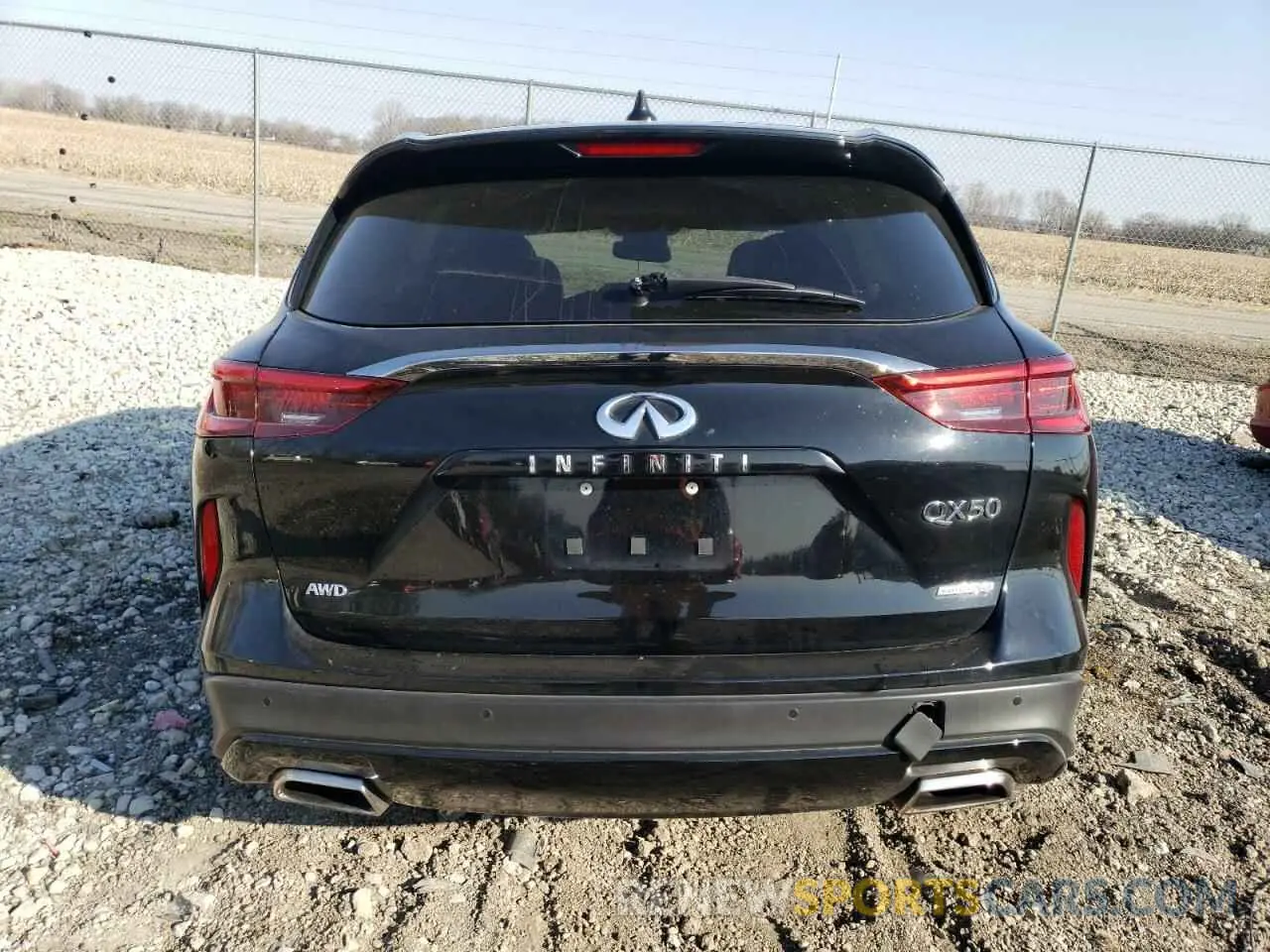 6 Фотография поврежденного автомобиля 3PCAJ5M36LF111922 INFINITI QX50 2020