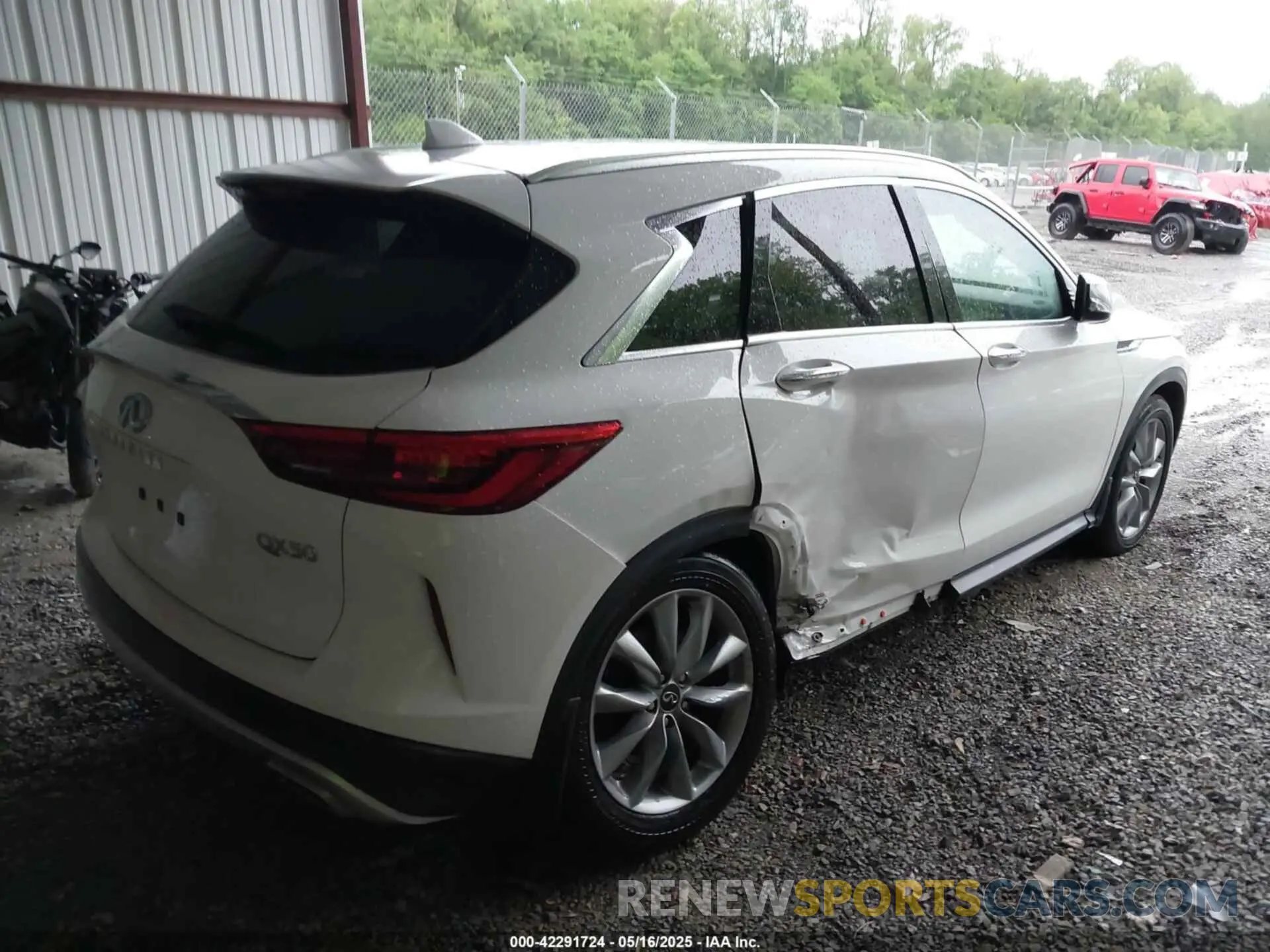 4 Фотография поврежденного автомобиля 3PCAJ5M36LF115985 INFINITI QX50 2020