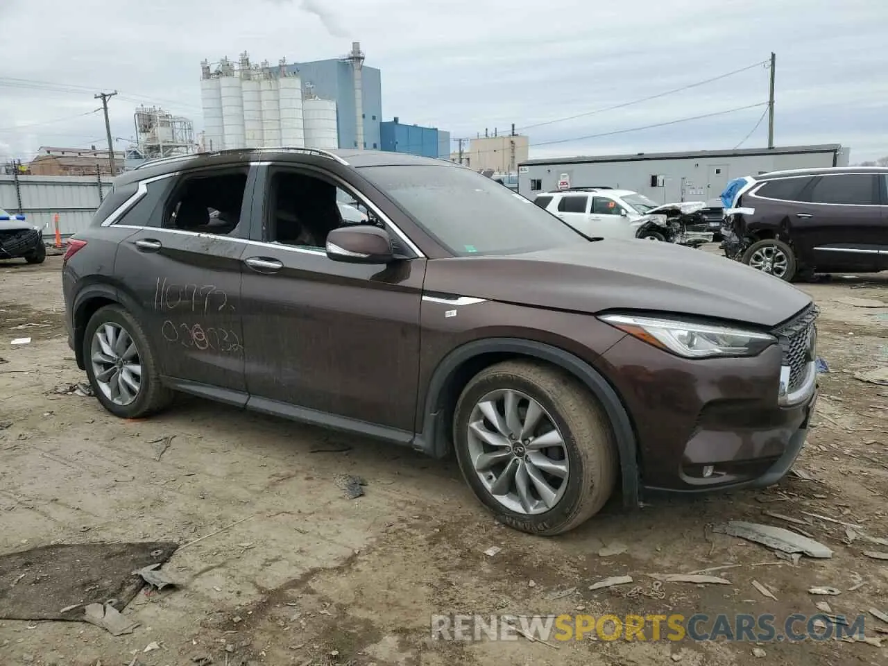 4 Фотография поврежденного автомобиля 3PCAJ5M38LF110772 INFINITI QX50 2020