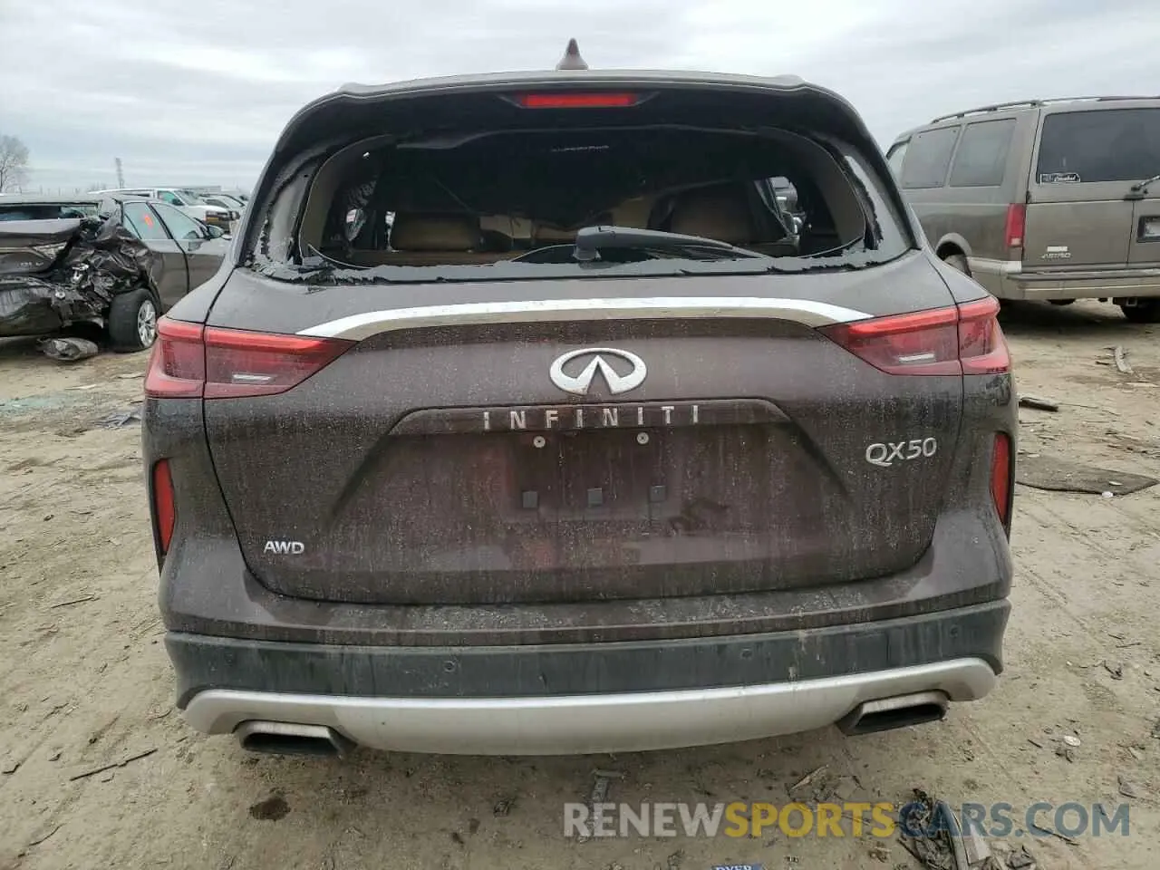 6 Фотография поврежденного автомобиля 3PCAJ5M38LF110772 INFINITI QX50 2020