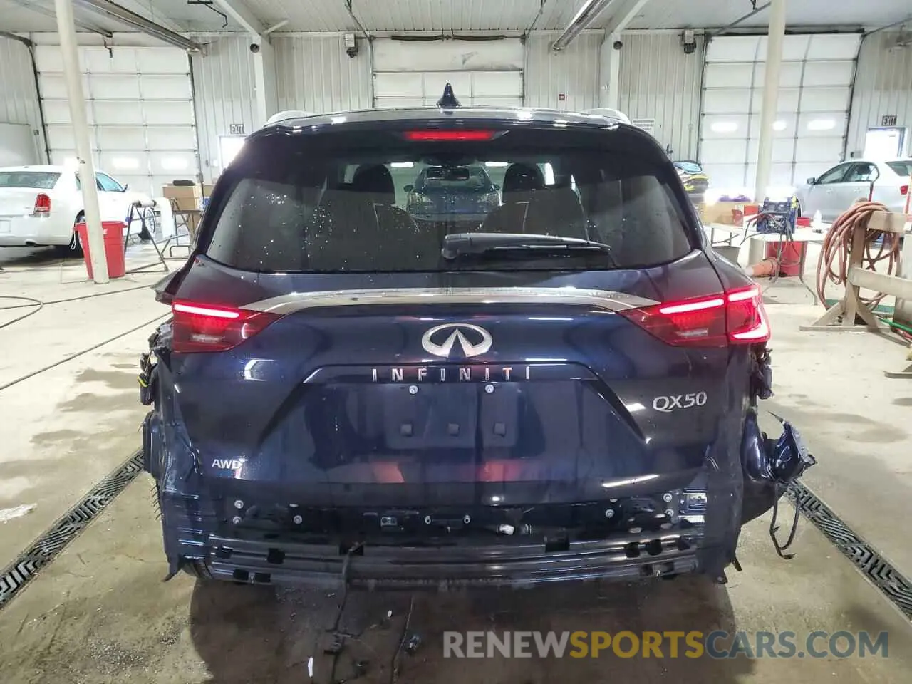 6 Photograph of a damaged car 3PCAJ5M38LF117690 INFINITI QX50 2020