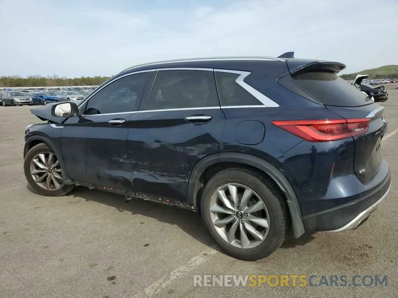 2 Photograph of a damaged car 3PCAJ5M38LF120895 INFINITI QX50 2020