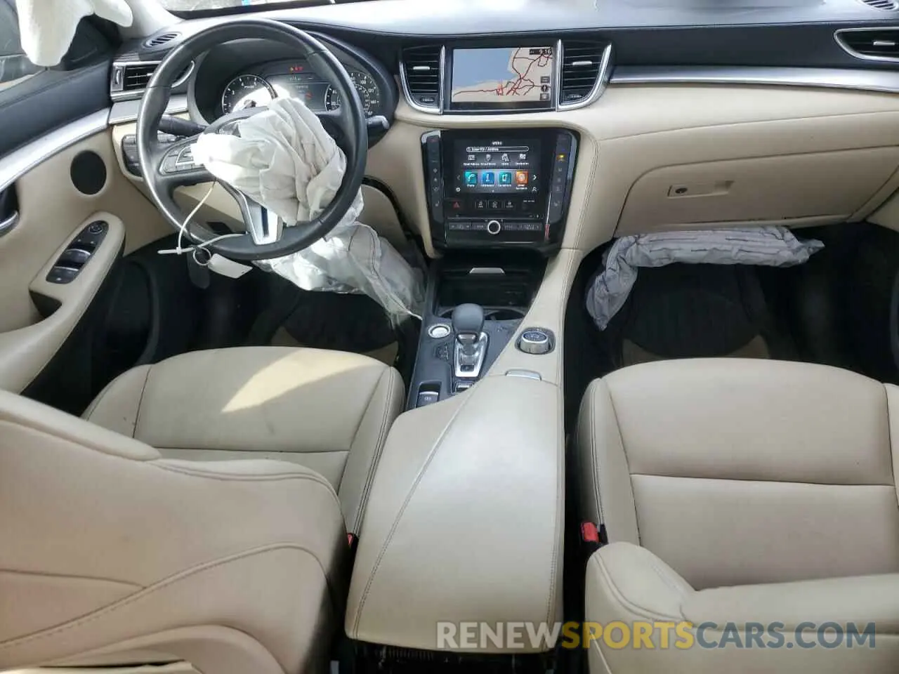 8 Photograph of a damaged car 3PCAJ5M38LF120895 INFINITI QX50 2020