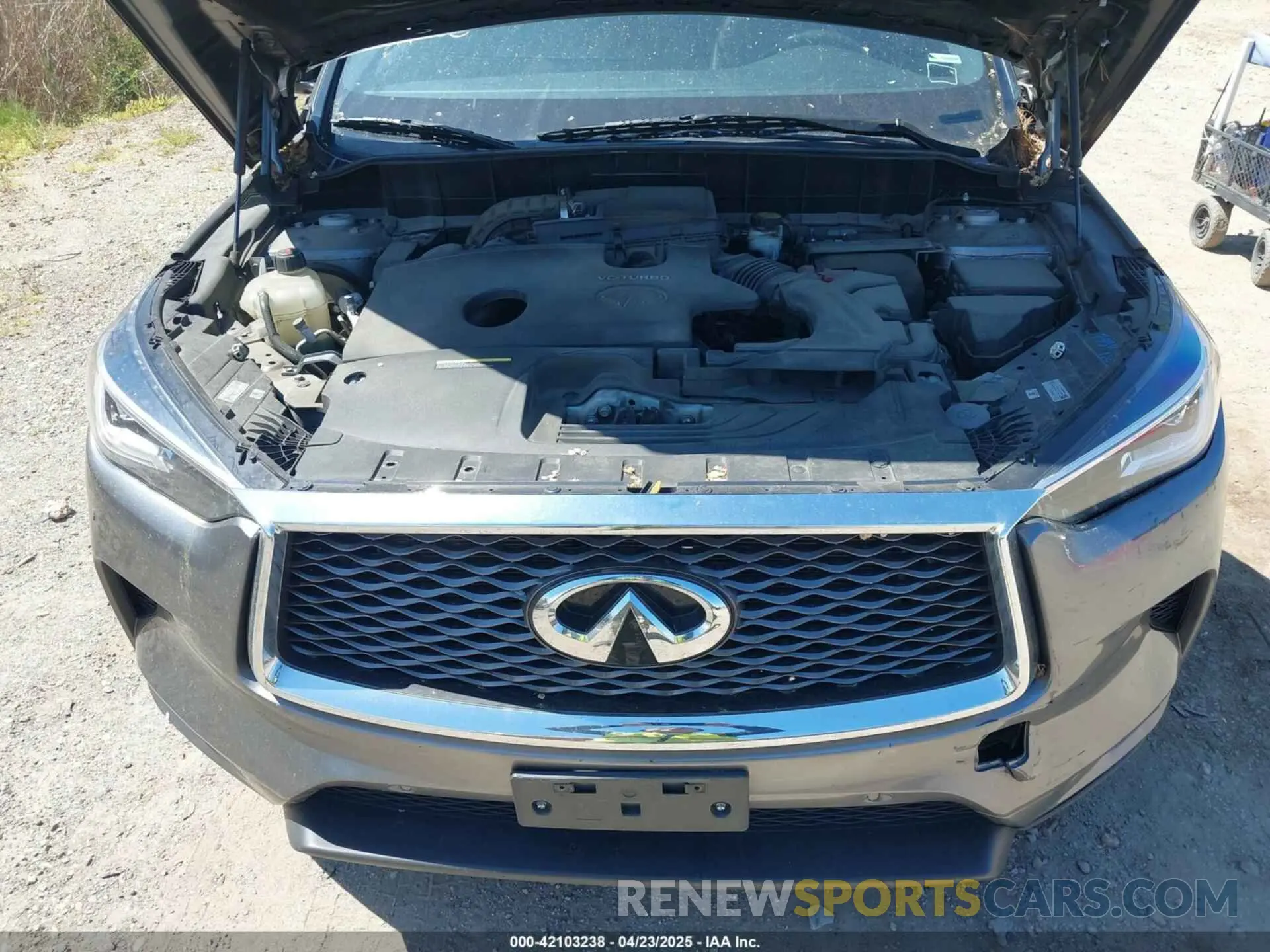 10 Photograph of a damaged car 3PCAJ5M39LF113955 INFINITI QX50 2020