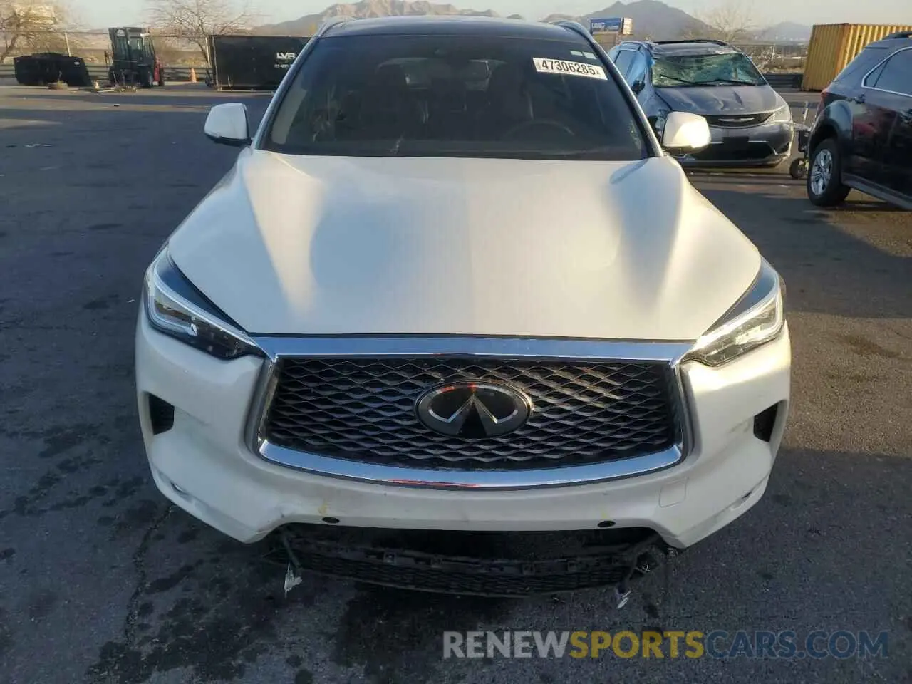 5 Photograph of a damaged car 3PCAJ5M39LF118184 INFINITI QX50 2020