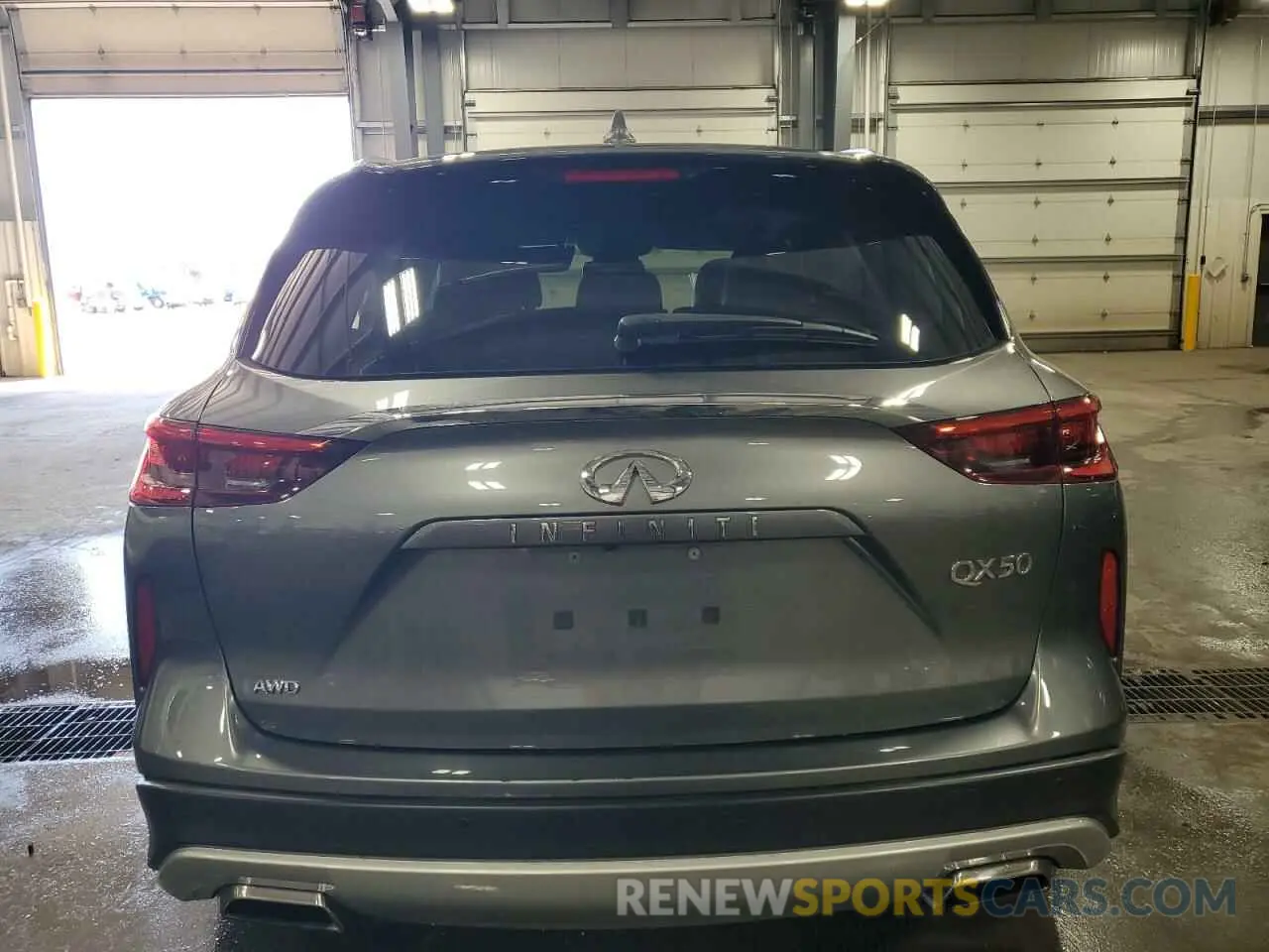6 Photograph of a damaged car 3PCAJ5M3XLF101376 INFINITI QX50 2020