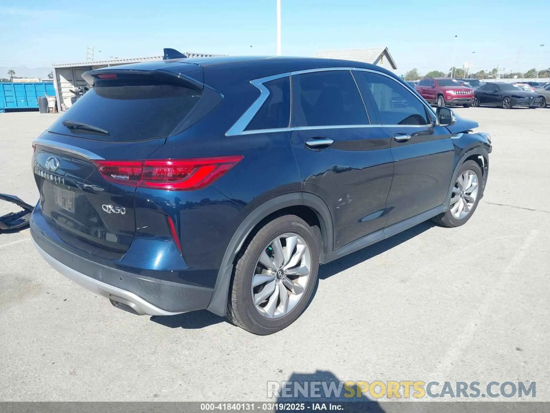 4 Фотография поврежденного автомобиля 3PCAJ5AA3MF104964 INFINITI QX50 2021