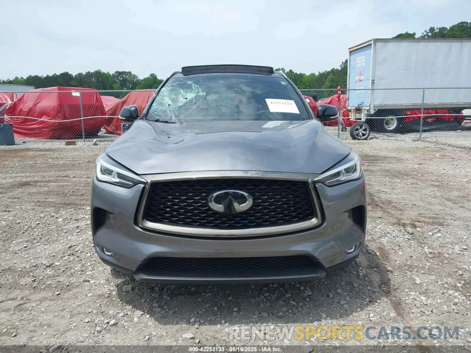 12 Photograph of a damaged car 3PCAJ5BA5MF111820 INFINITI QX50 2021