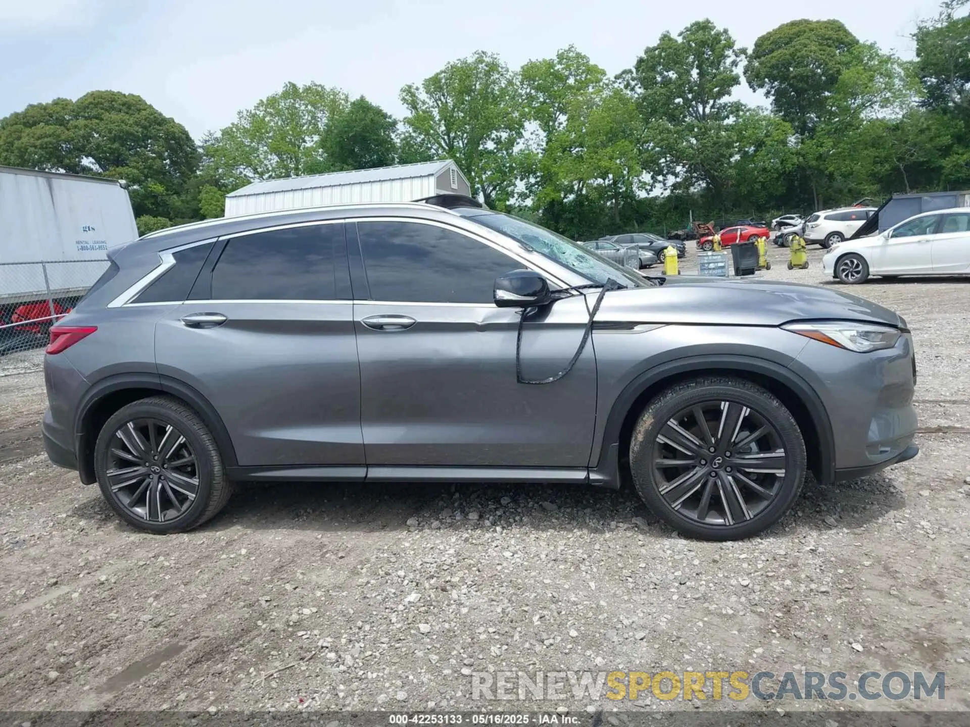 13 Photograph of a damaged car 3PCAJ5BA5MF111820 INFINITI QX50 2021