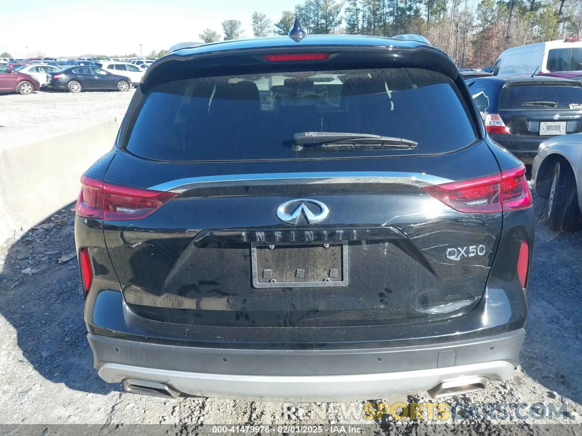 16 Photograph of a damaged car 3PCAJ5BA5MF114975 INFINITI QX50 2021