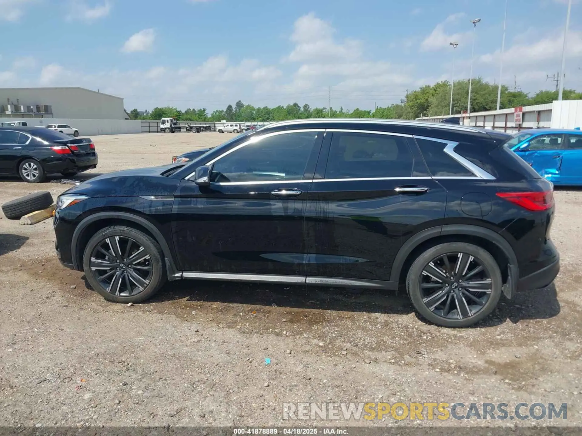 14 Photograph of a damaged car 3PCAJ5BA6MF112782 INFINITI QX50 2021