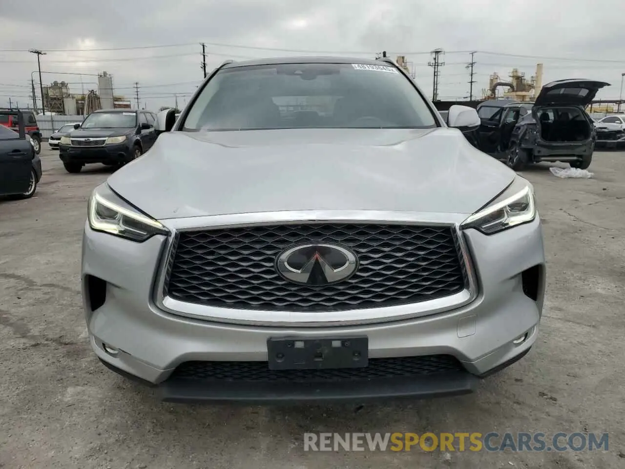 5 Photograph of a damaged car 3PCAJ5BA8MF117966 INFINITI QX50 2021
